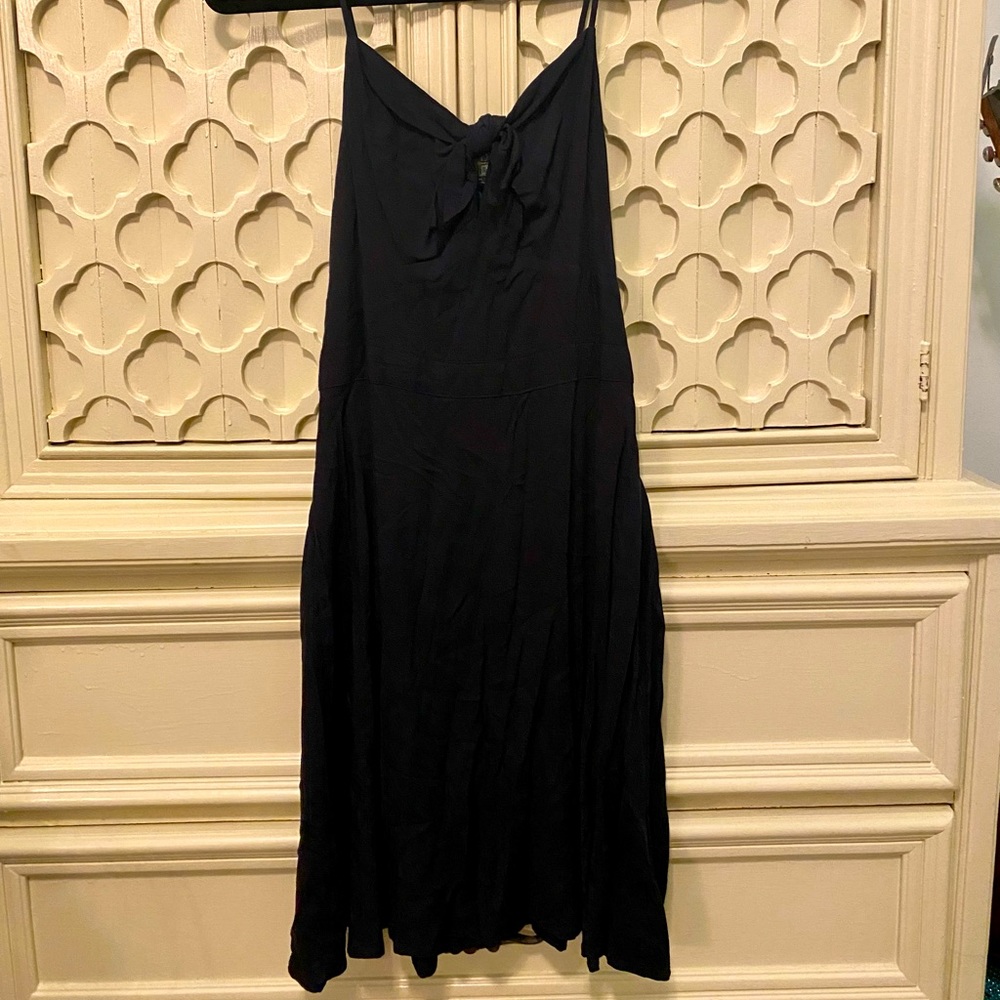 Mossimo Black Front Tie Sundress